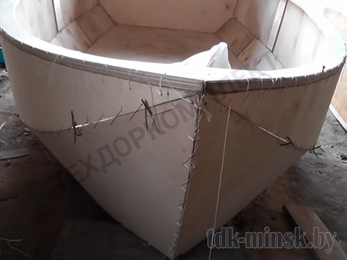 Вид лодки из фанеры ФСФ Вид лодки из фанеры ФСФ